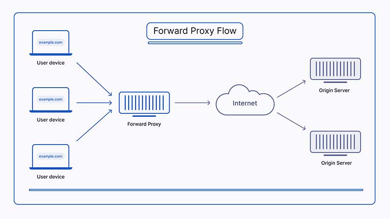 How Does a Forward Proxy Server Work?