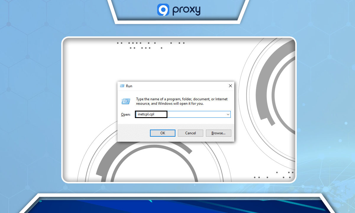 Deselect Proxy Settings Step 1