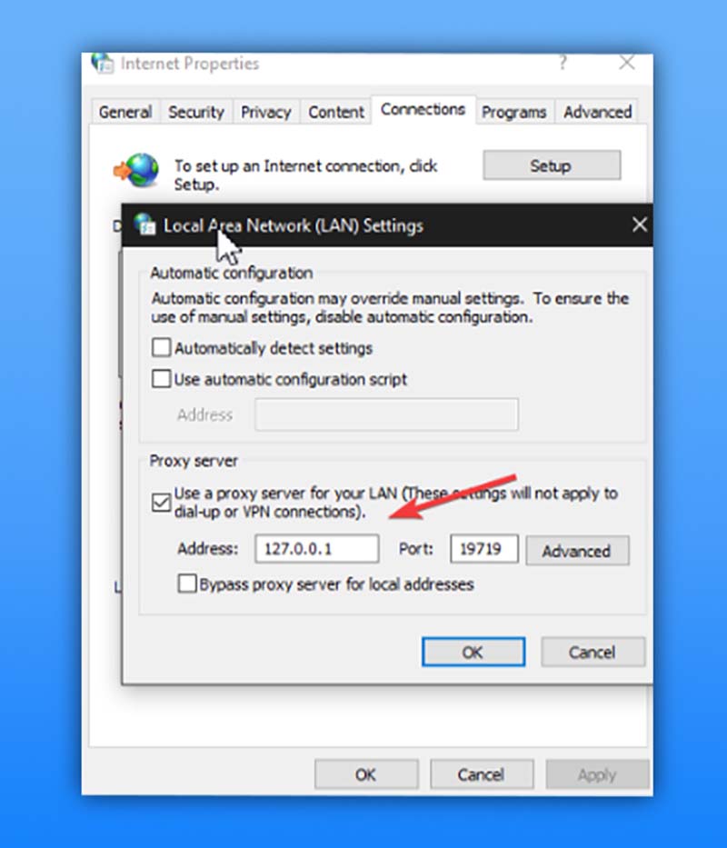 Setting Up SOCKS5 Proxy Server on Windows